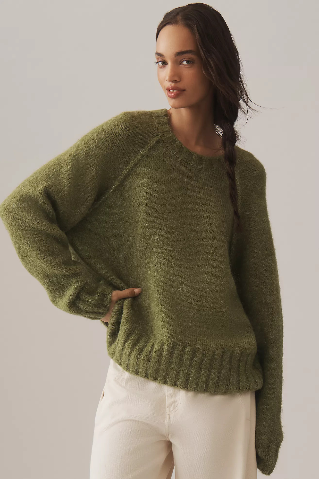 The Cline Chunky Crew-Neck Sweater | Anthropologie (US)