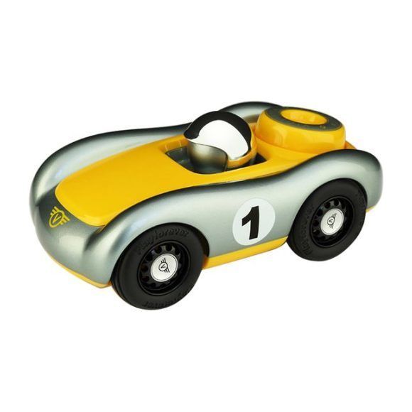 Playforever Verve Viglietta Racecar, Yellow | Maisonette
