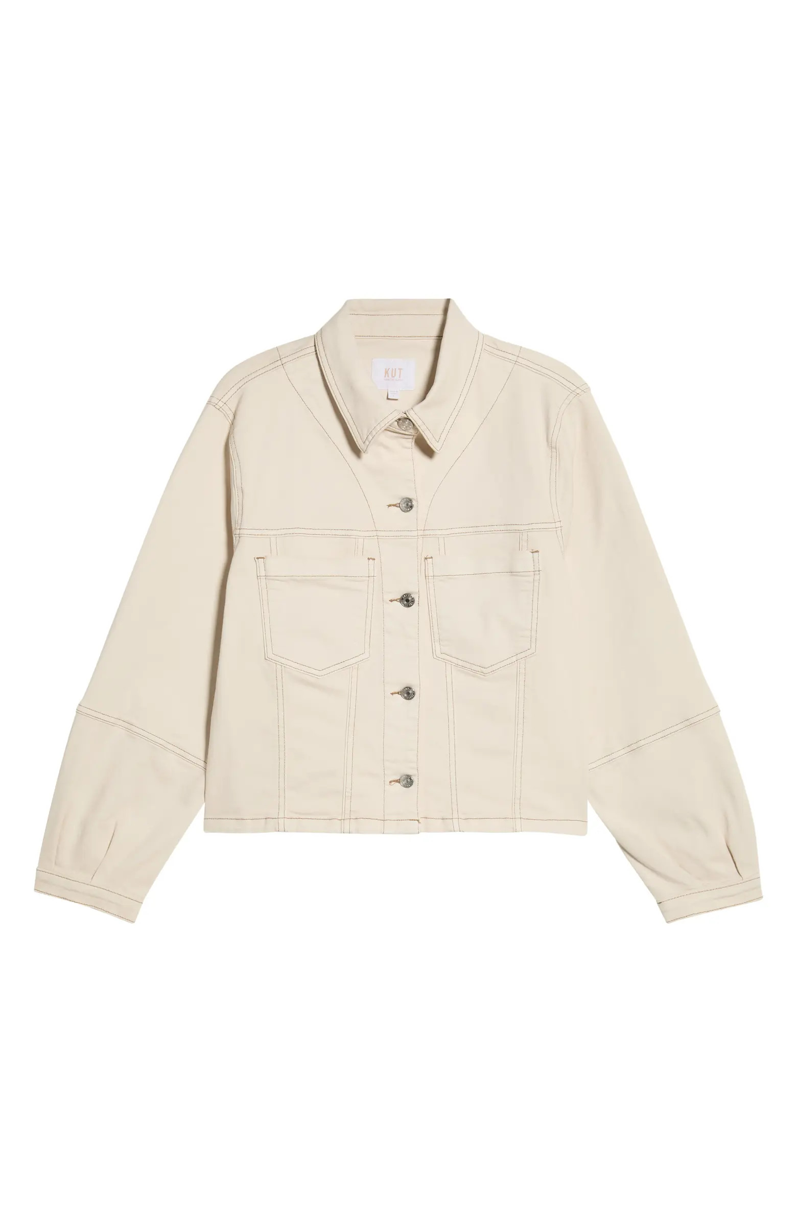 Bailey Topstitch Detail Denim Jacket | Nordstrom