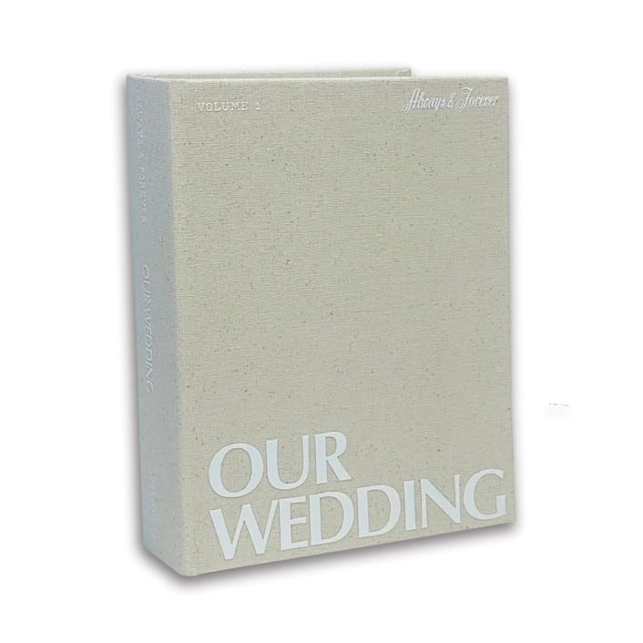 Wedding Photo Album in classic linen | Minted