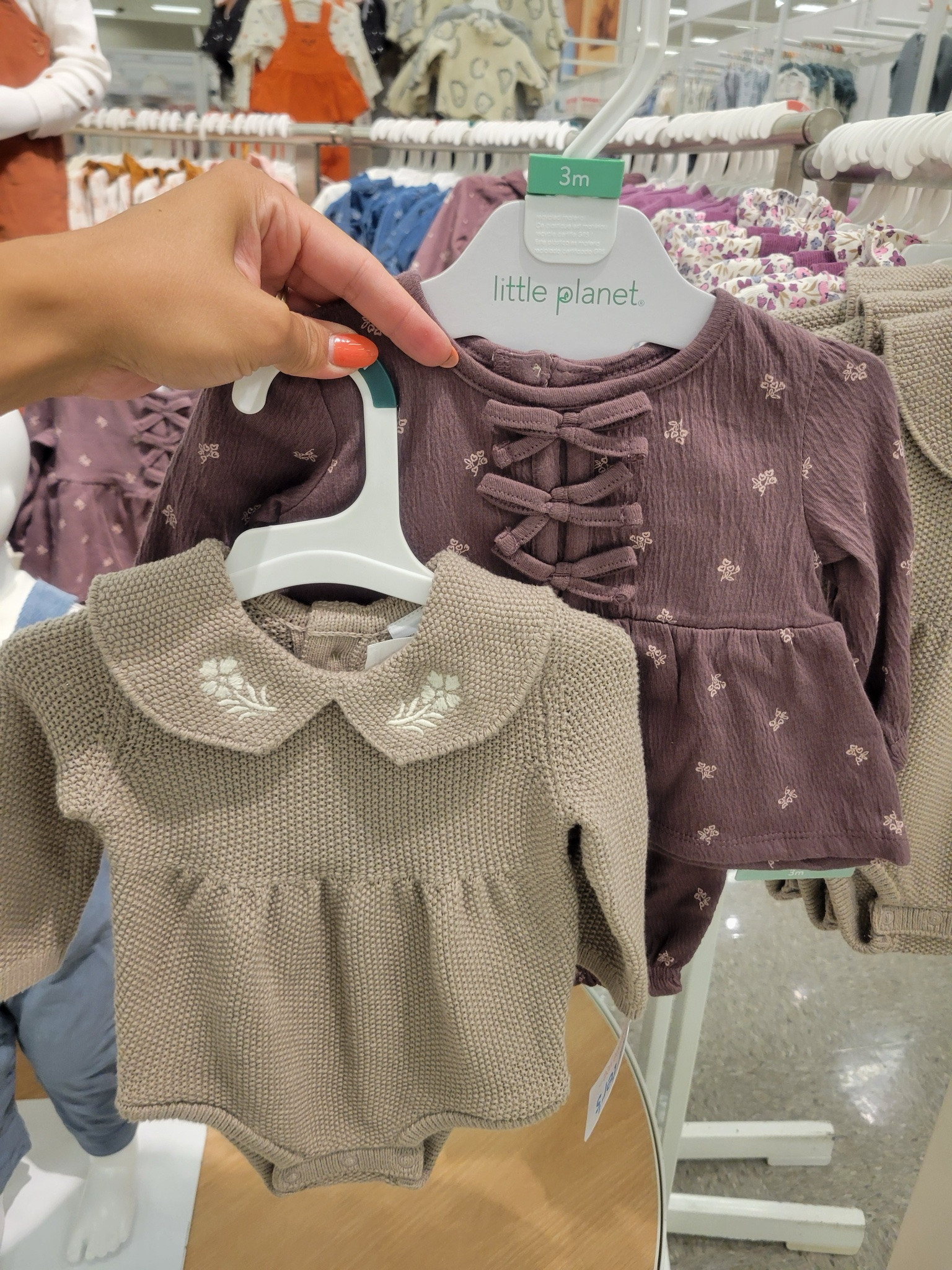 New baby girl rompers for fall and winter. Baby shower gift idea. Thanksgiving outfit. Family pictures. Photos. Target finds. Carters.

#LTKBump #LTKBaby #LTKmomlife