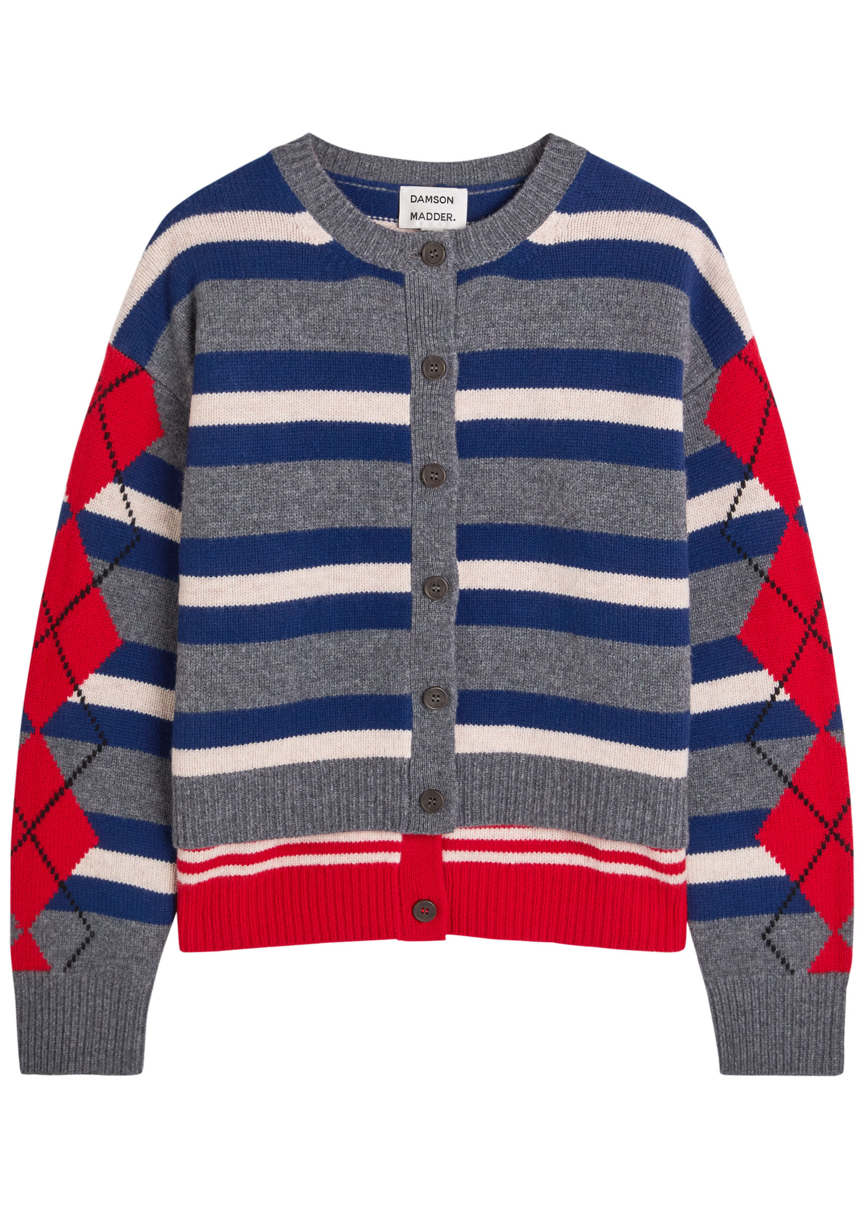 Didi striped layered wool cardigan | Harvey Nichols