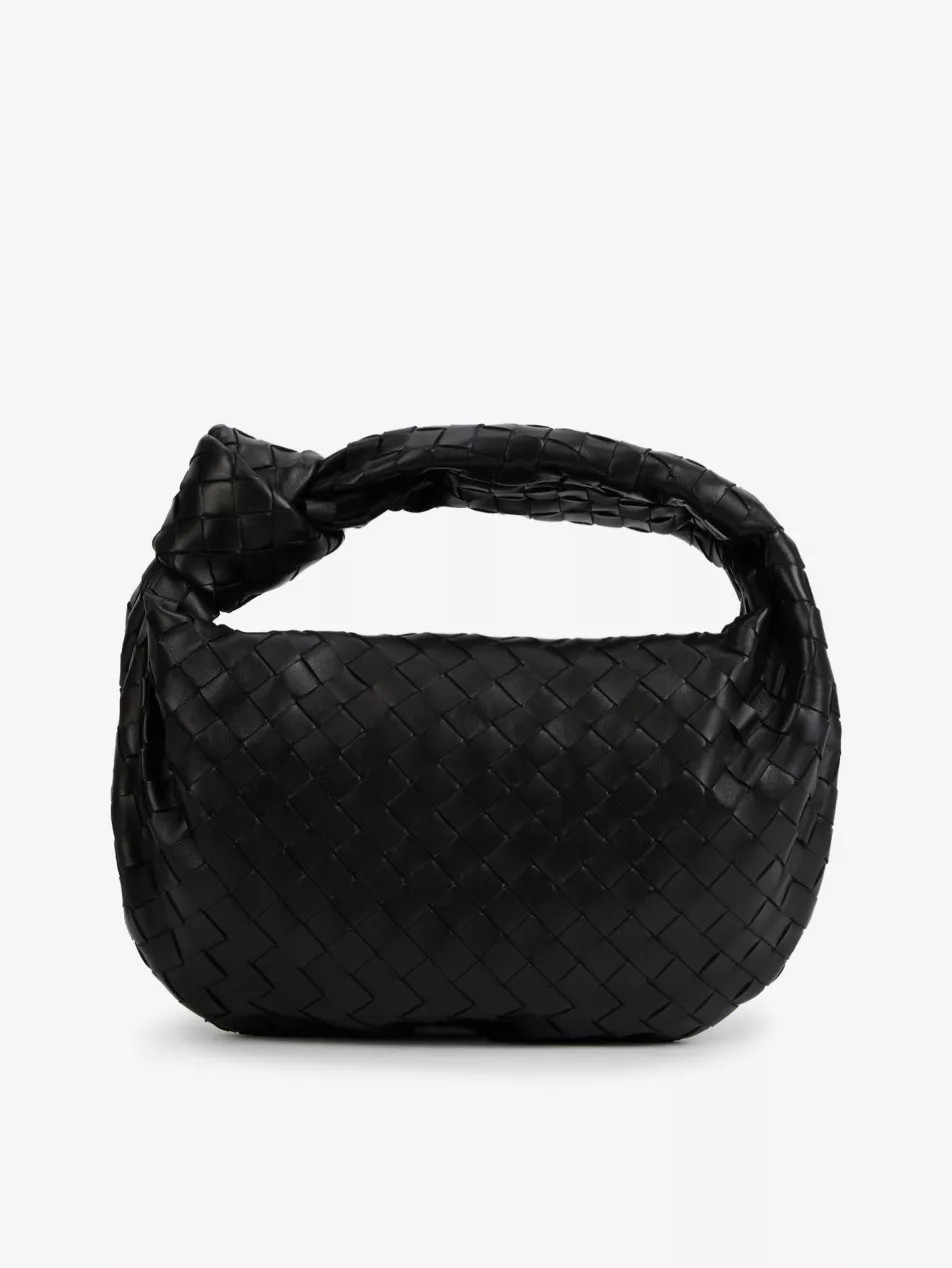 Teen Jodie intrecciato leather top-handle bag | Selfridges