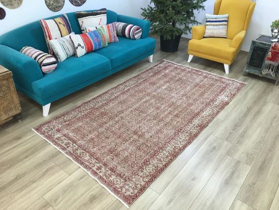 bedroom rug, oushak rug, turkish rug, wool rug, living room rug, vintage rug, rug, rugs, saloon r... | Etsy (US)