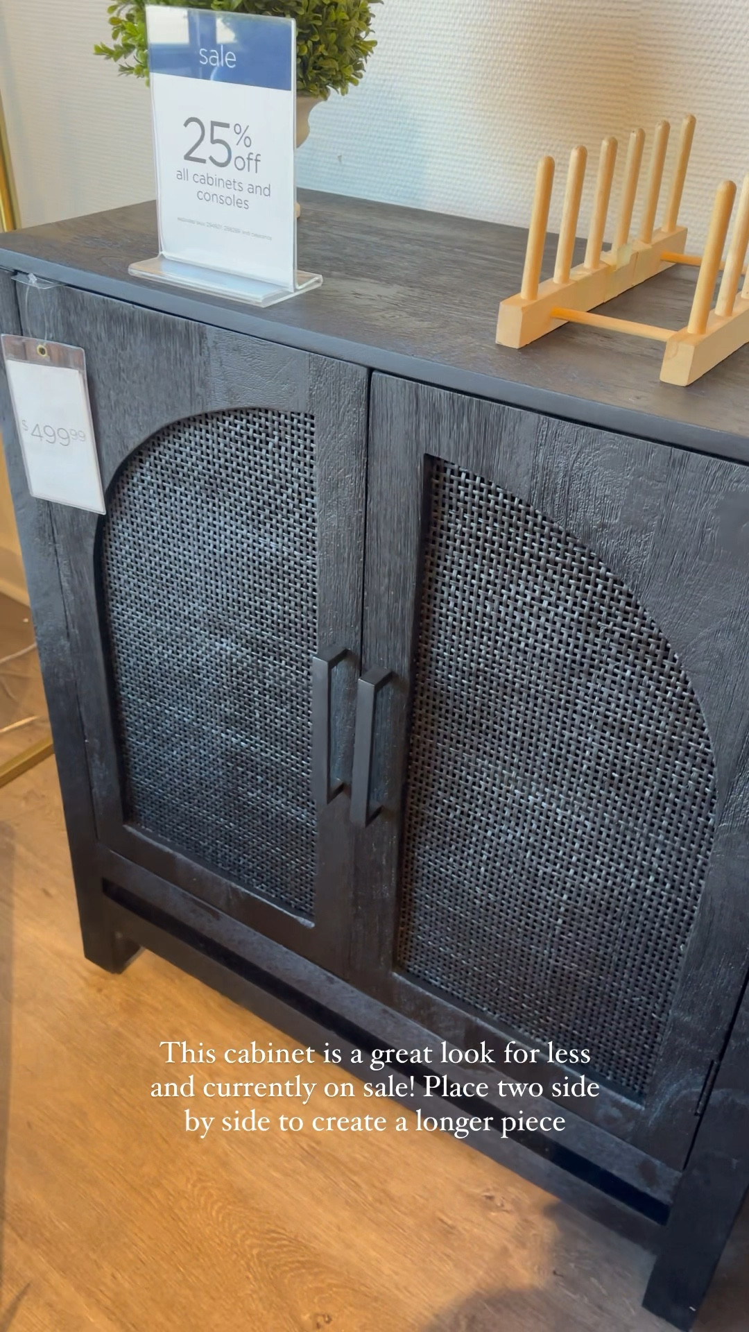 Black cane cabinet on sale! Under $375

#LTKhome #LTKMostLoved