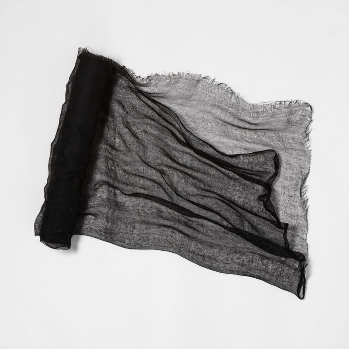 6&#34; Gauze Cloth Black Halloween Decorative Prop - Hyde &#38; EEK! Boutique&#8482; | Target