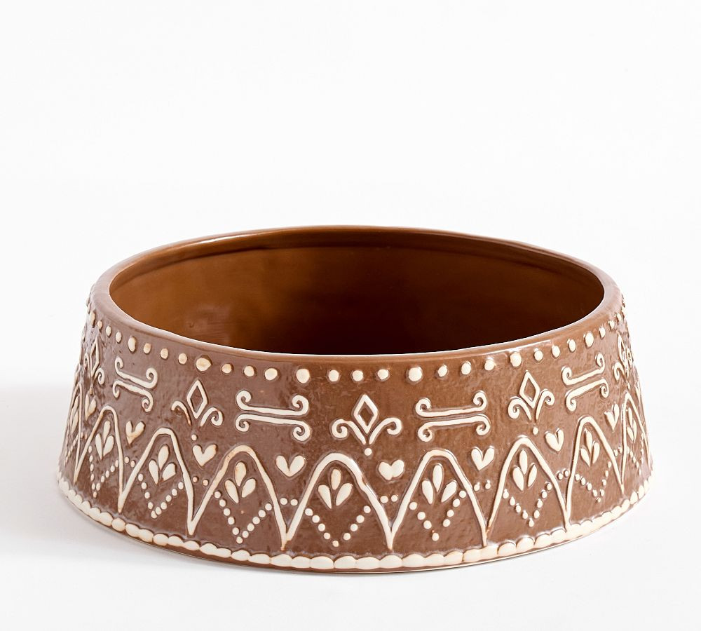 Gingerbread Pet Bowl, Large 120 Oz | Pottery Barn (US)