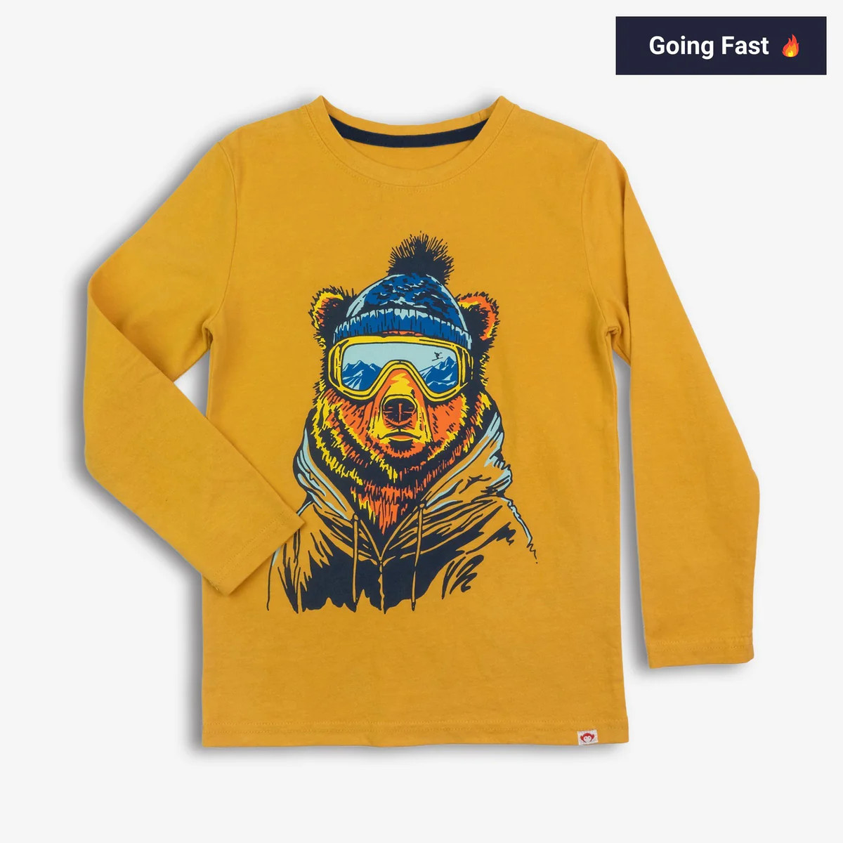 Graphic Tee | Ski Bear | Appaman Children's Clothing