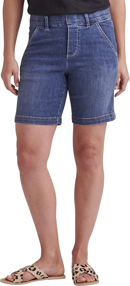 JAG Women's Maddie Mid Rise 8" Pull-on Short | Amazon (US)