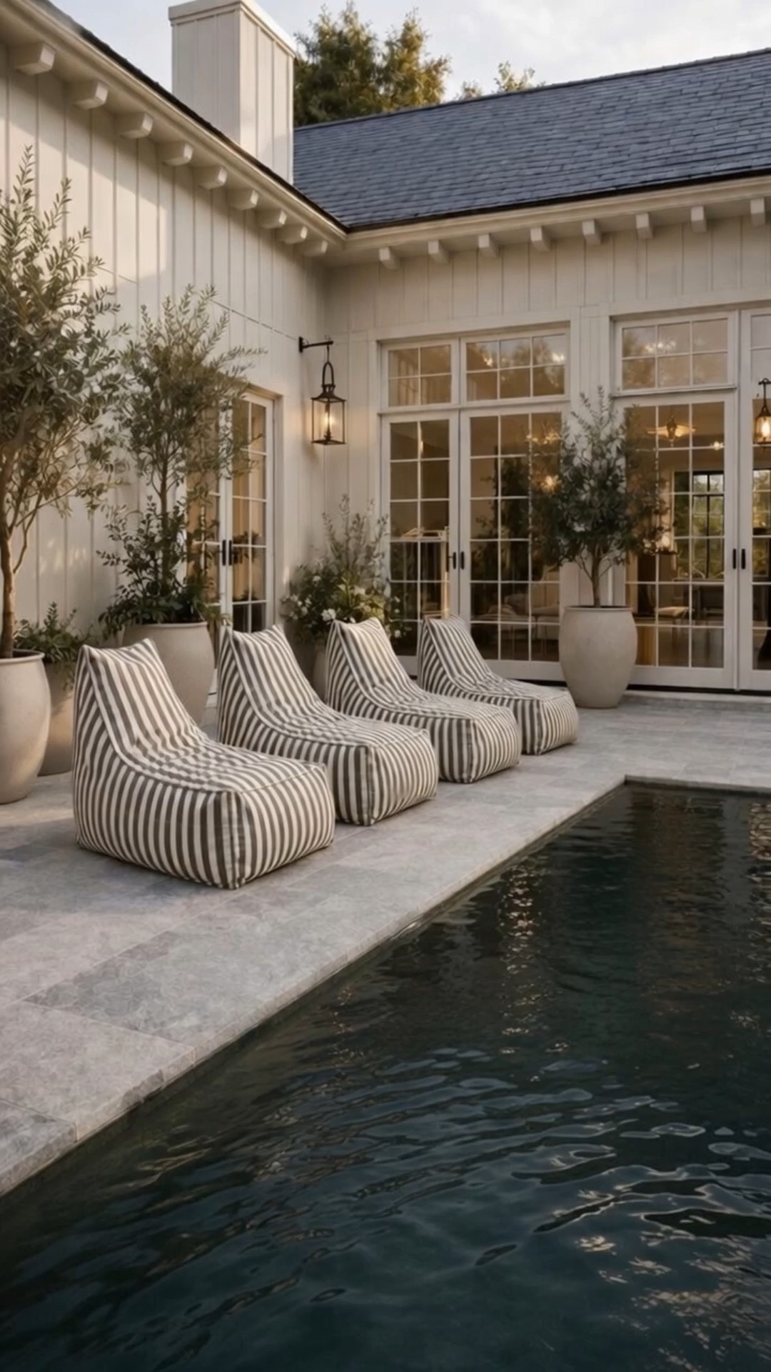 Just found these striped resort like beanbag chairs at a good price never seen a stripe. I love the color and design super pretty.

#LTKSaleAlert #LTKHome