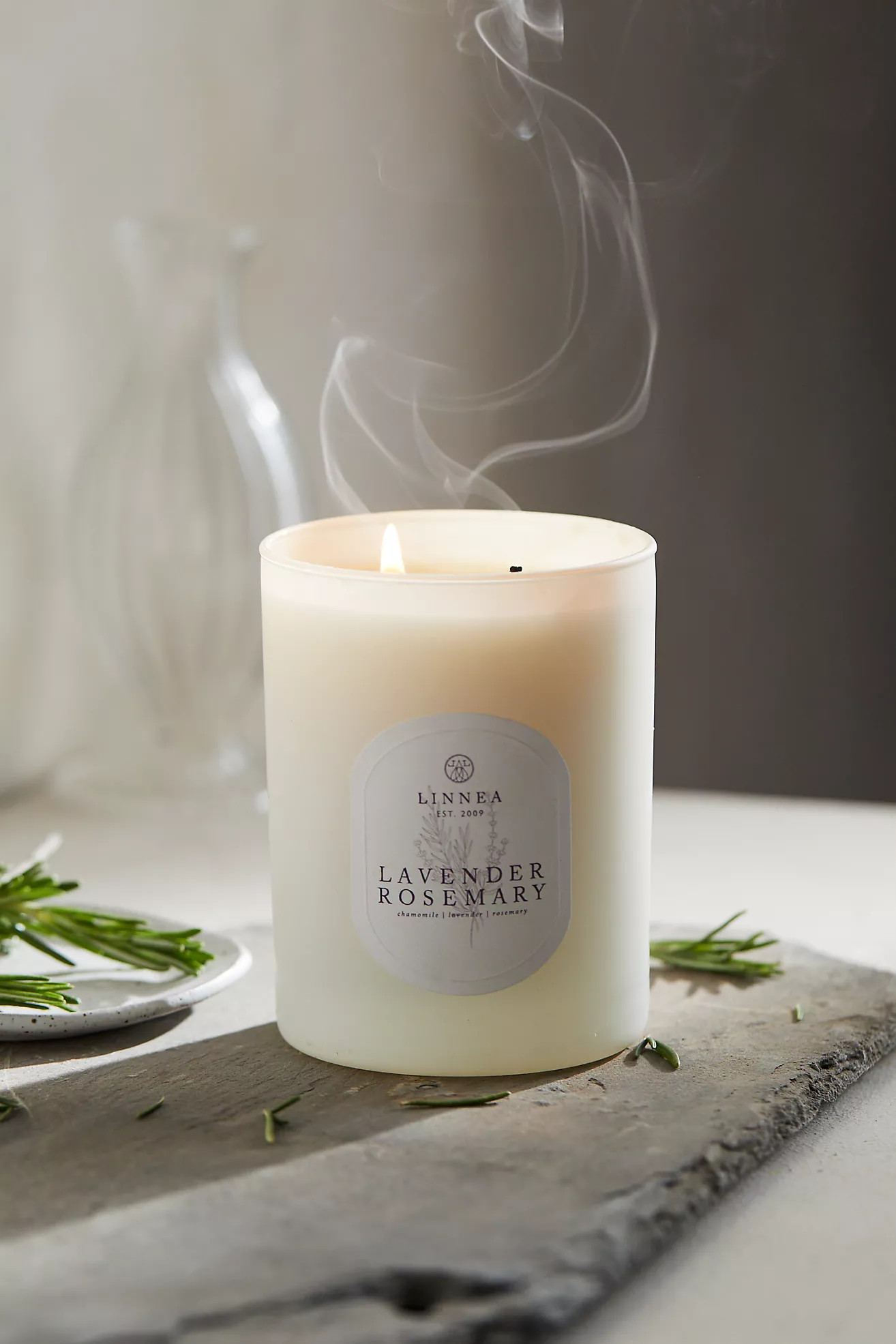 Linnea Candle, Lavender Rosemary | Anthropologie (US)