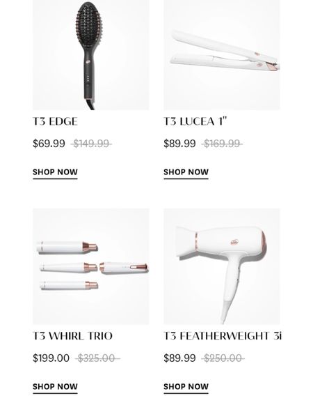 Up to 75% off T3 hair styling tools! The BEST!

#LTKfindsunder100 #LTKsalealert #LTKbeauty