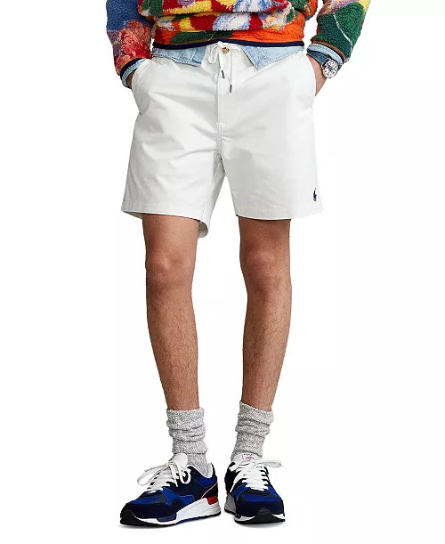 Men's 6-Inch Polo Prepster Stretch Chino Shorts | Macy's