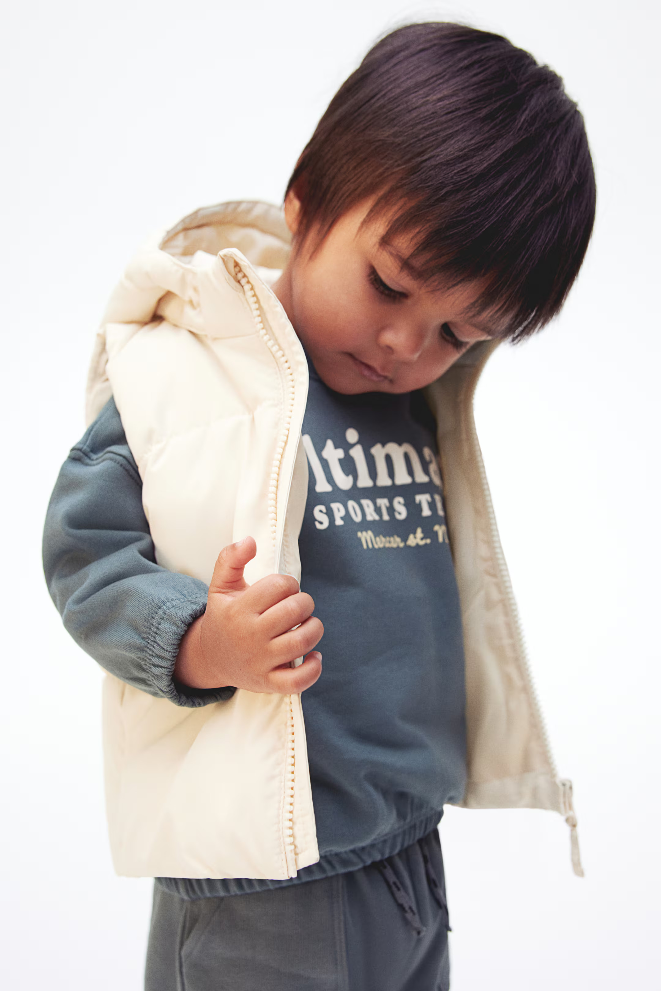 Puffer-Gilet mit Kapuze | H&M (DE, AT, CH, NL, FI)