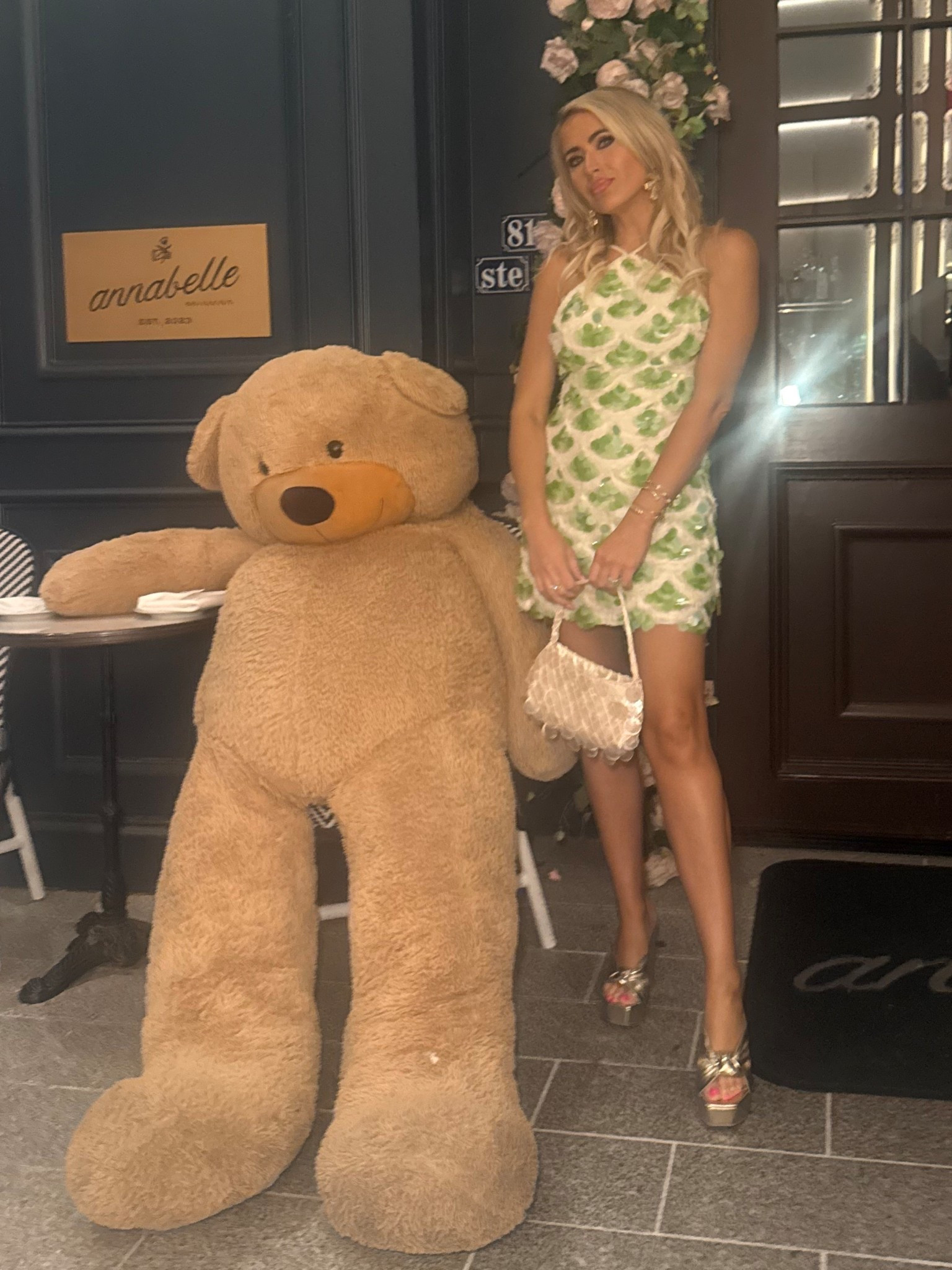 My look from last night’s dinner at Annabelle Brasserie. My dress is less than $30. Sizing 👉🏻 SMALL I’m 5’4 | 120 lbs | 32C | 25” Waist | Typically a Small 

#LTKootd