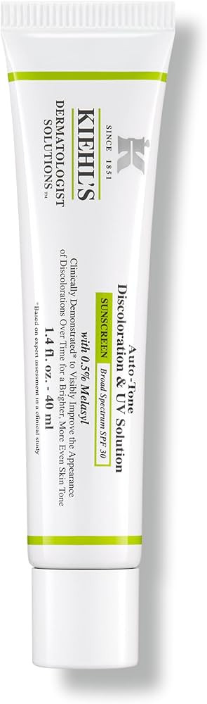 Kiehl's Auto-Tone Discoloration & UV Solution with SPF 30, Color Corrector Serum to Reduce Sunspo... | Amazon (US)