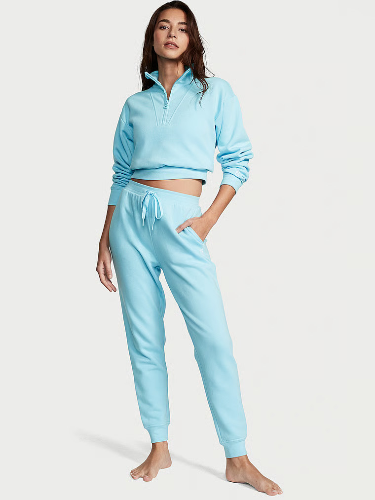 Cotton Fleece High-Rise Jogger | Victoria's Secret (US / CA )