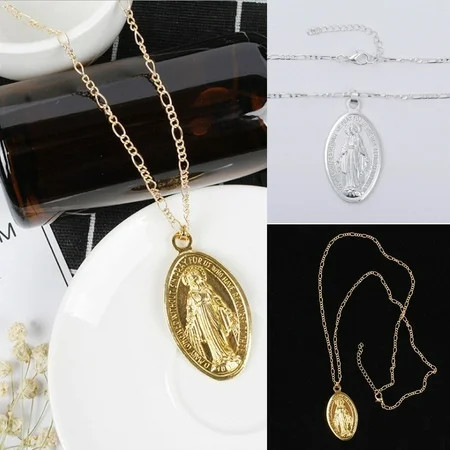 Pendant Believers Jewelry Religious Accessories Necklace Virgin Mary Necklace | Walmart (US)