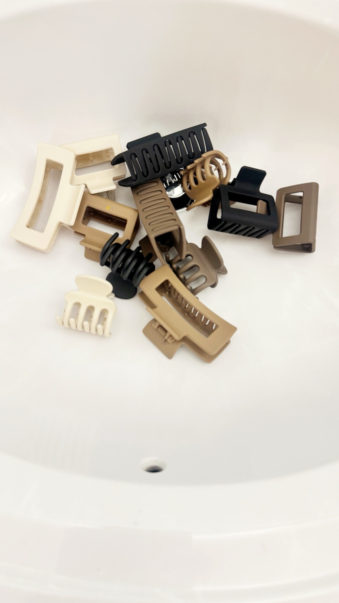 Got some new claw clips for my hair. They come in a set of 12 with three different sizes. I got them in neutral colors, but they also come in fun colors like pink, blue, and pastels.
#LTKhair #haircare 

 #LTKOver40 #LTKBeauty