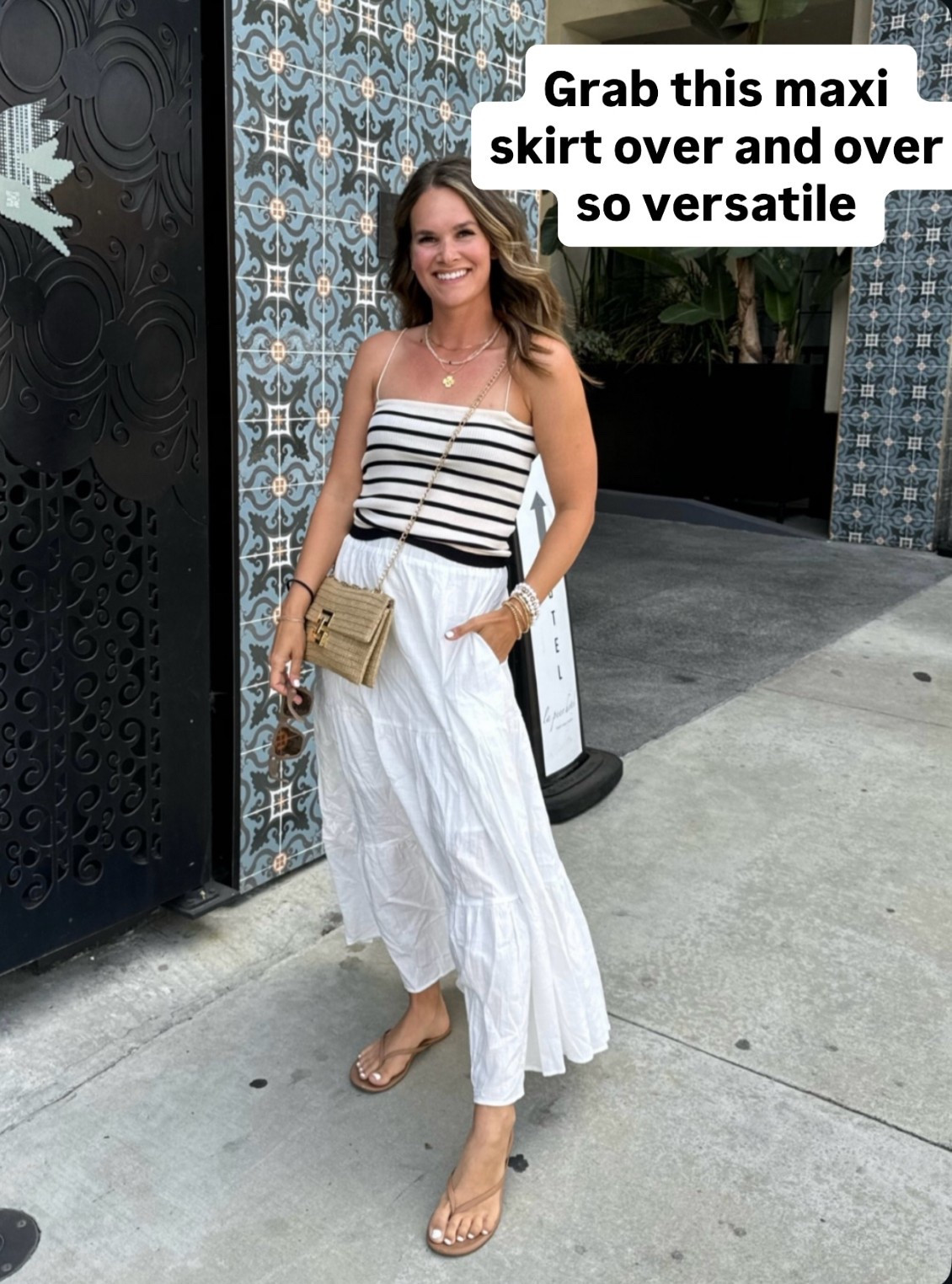 Love this skirt from Amazon! So versatile, wear with anything true sizing - #amazonfashion #resortwear #amazonoutfit 

#LTKTravel #LTKFindsUnder50 #LTKSaleAlert