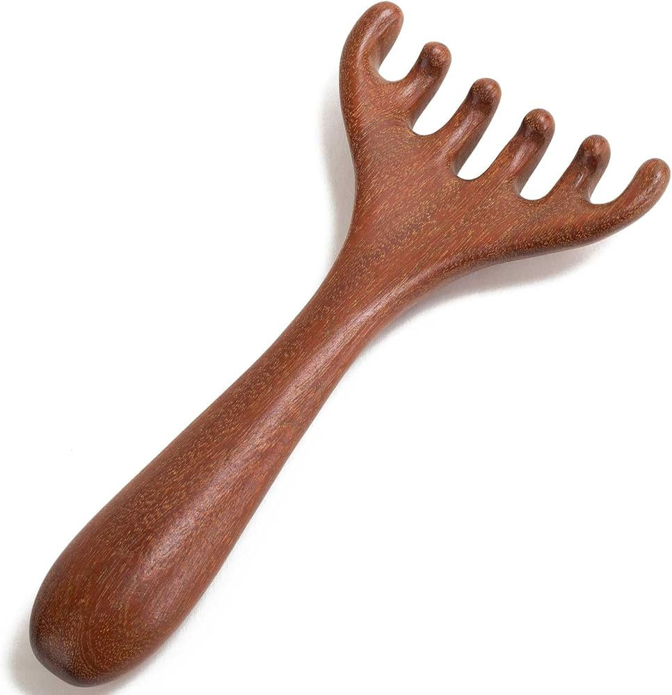 Wooden Head Massager for Stress Relax, Wood Head Scratcher Scalp Massage Tool | Amazon (US)