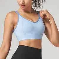 Women Fitness Bras one-piece Size S-XL Girls Sports Bra Suit Color Blocking 28257 | DHGate