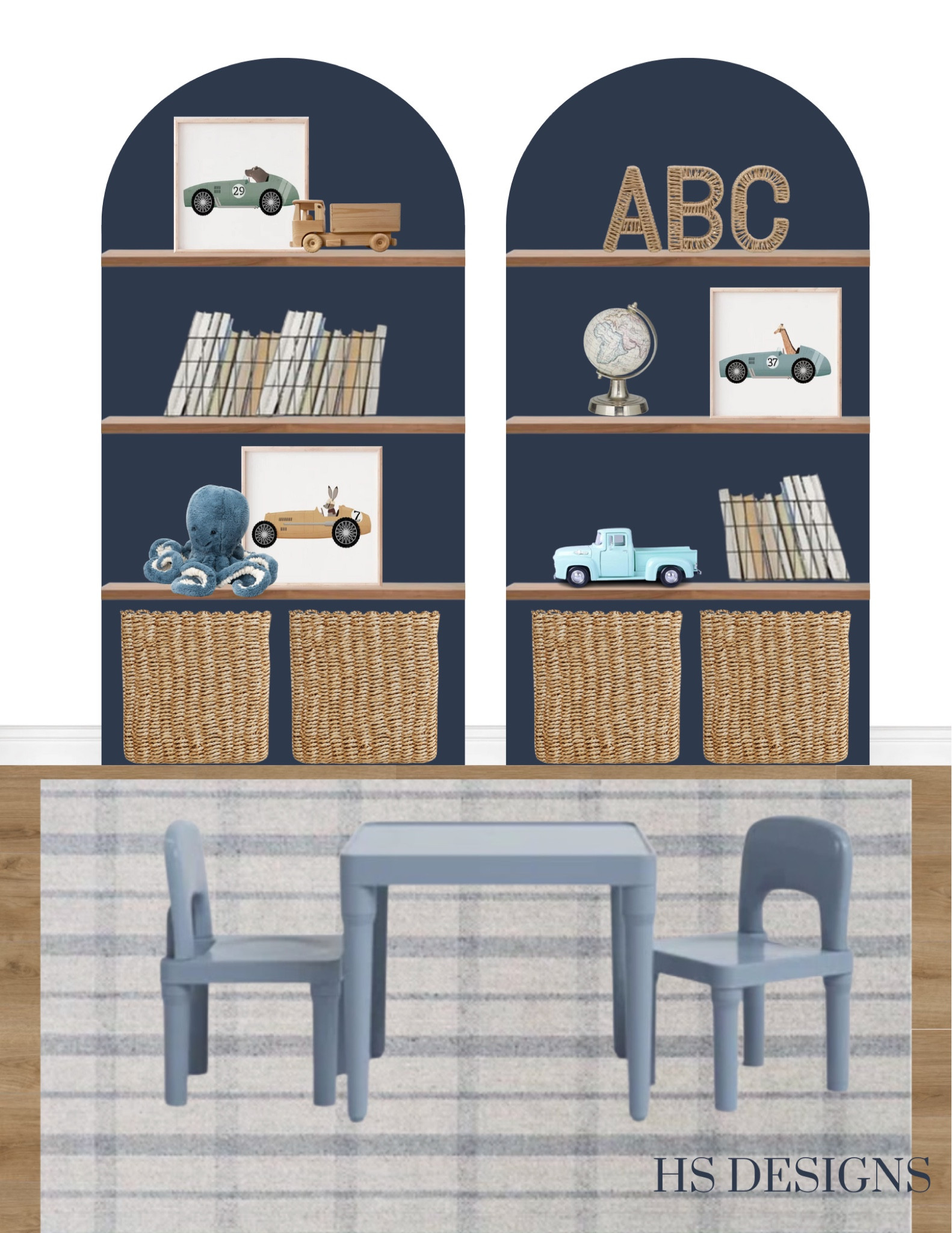 Boys playroom 💙 

#boysplayroom #playroom #play #navy #neutral 

#LTKhome #LTKstyletip #LTKkids