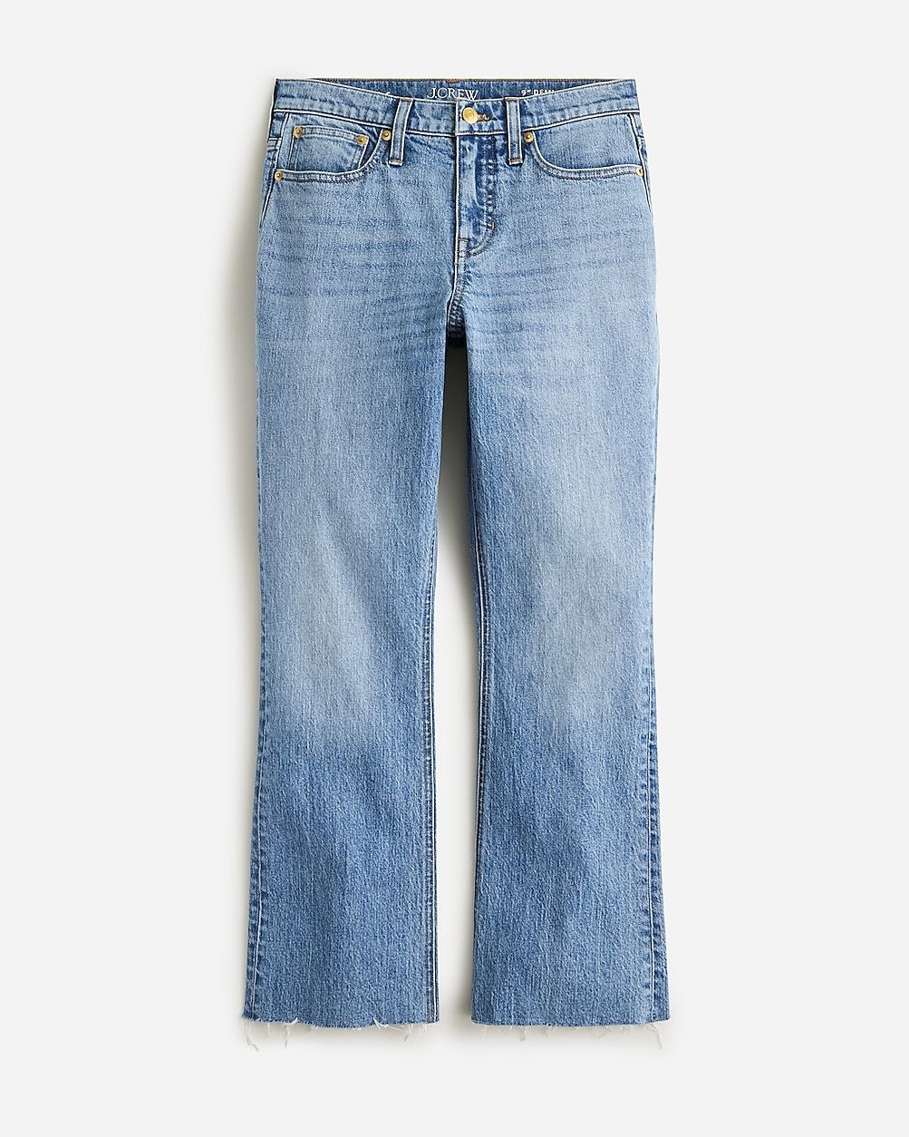 9" demi-boot crop jean in Ruby wash | J. Crew US