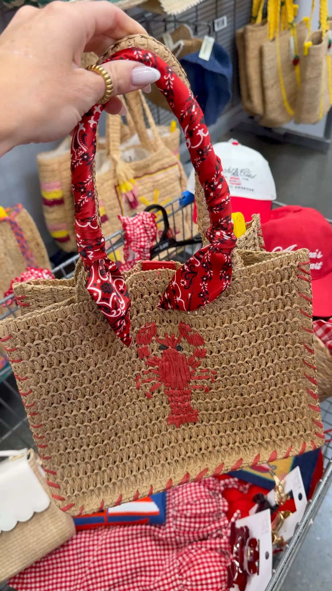Love this little lobster tote for the summer!

#LTKdayinmylife #LTKootd #LTKSeasonal