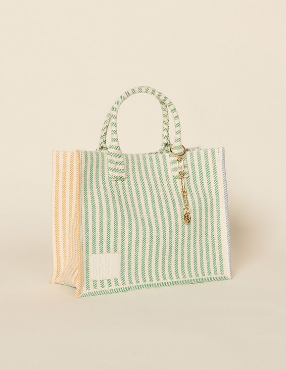 Striped tote bag | Sandro (DE, FR & UK)