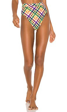 Montce Swim Paulina Bikini Bottom in Summer Plaid from Revolve.com | Revolve Clothing (Global)