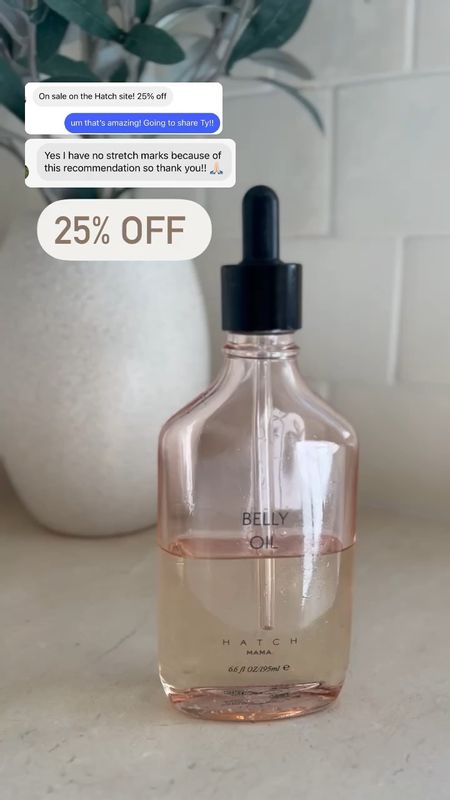 My go-to belly oil is 25% off with code HELLOSPRING. I’ve used with all 3 pregnancies 

maternity, pregnancy, mamas 

#LTKbeauty #LTKfindsunder100 #LTKbump