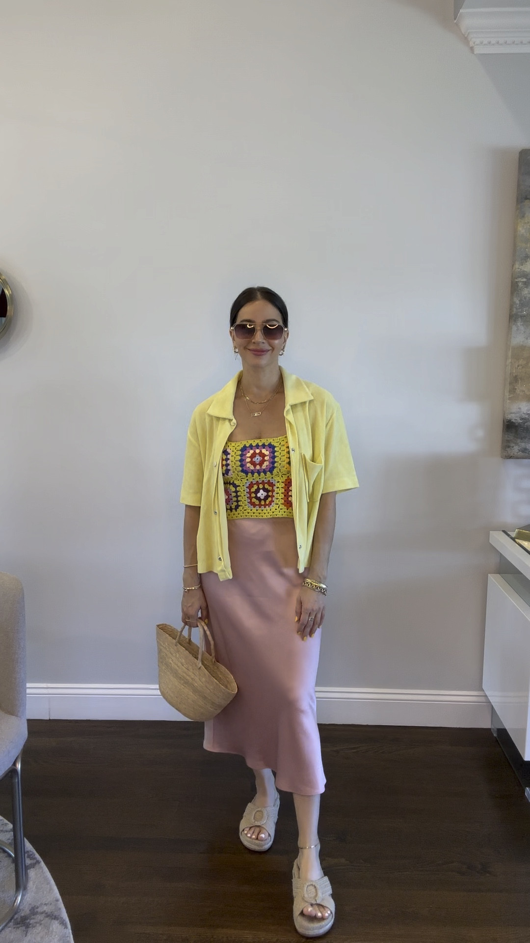 August color blocking 💖 💛 

#LTKstyletip #LTKshoecrush #LTKSeasonal
