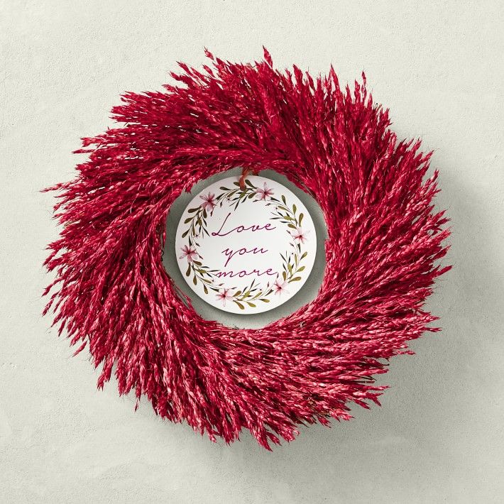 Love You More Wreath | Williams-Sonoma