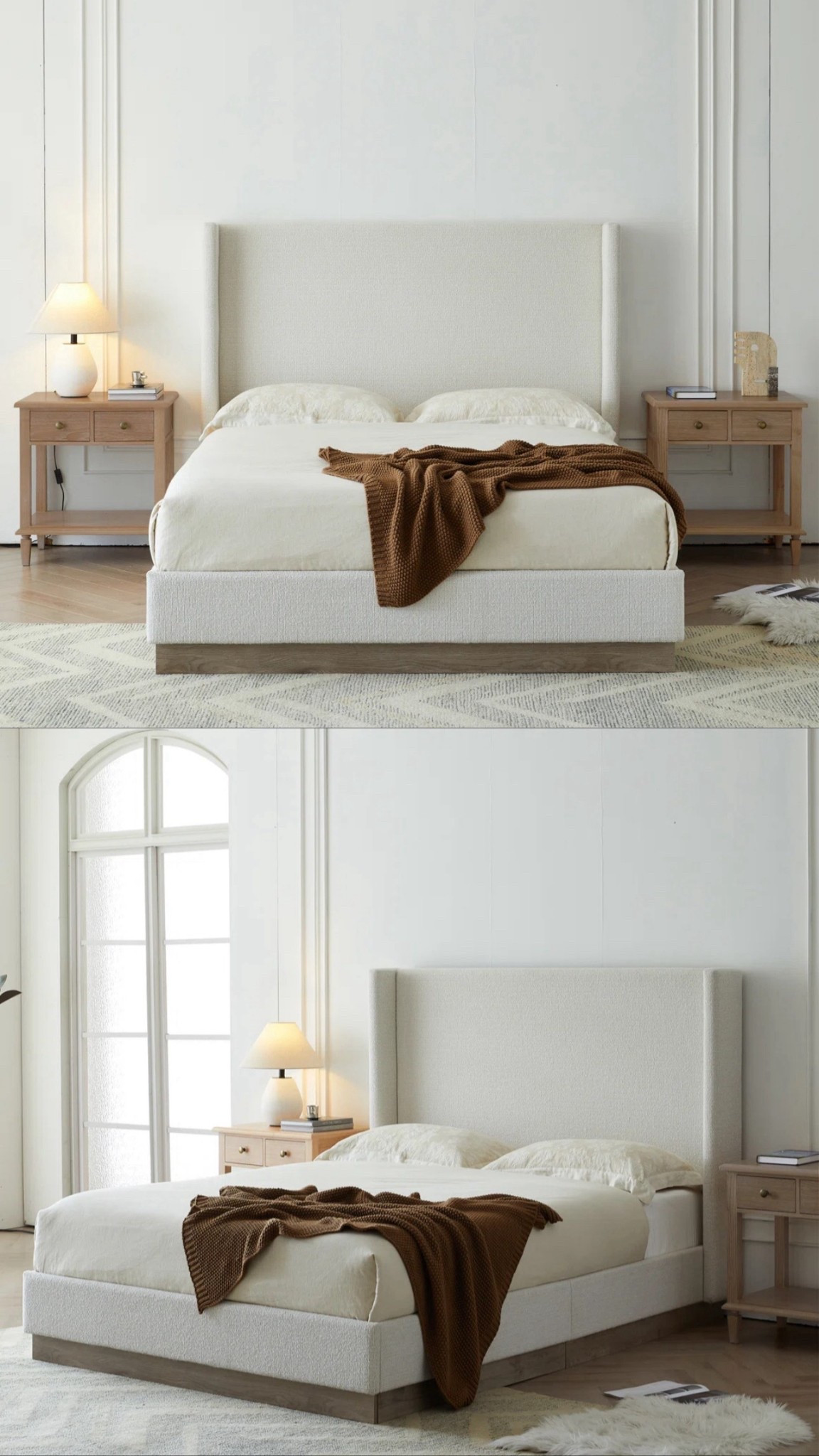 How pretty is this bed frame 😍

#LTKHome #LTKSaleAlert