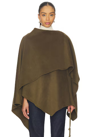 L'Academie By Marianna Kye Wool Cape in Olive from Revolve.com | Revolve Clothing (Global)