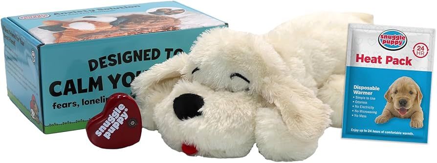 SmartPetLove Snuggle Puppy Heartbeat Stuffed Toy for Dogs - Pet Anxiety Relief and Calming Aid - ... | Amazon (US)