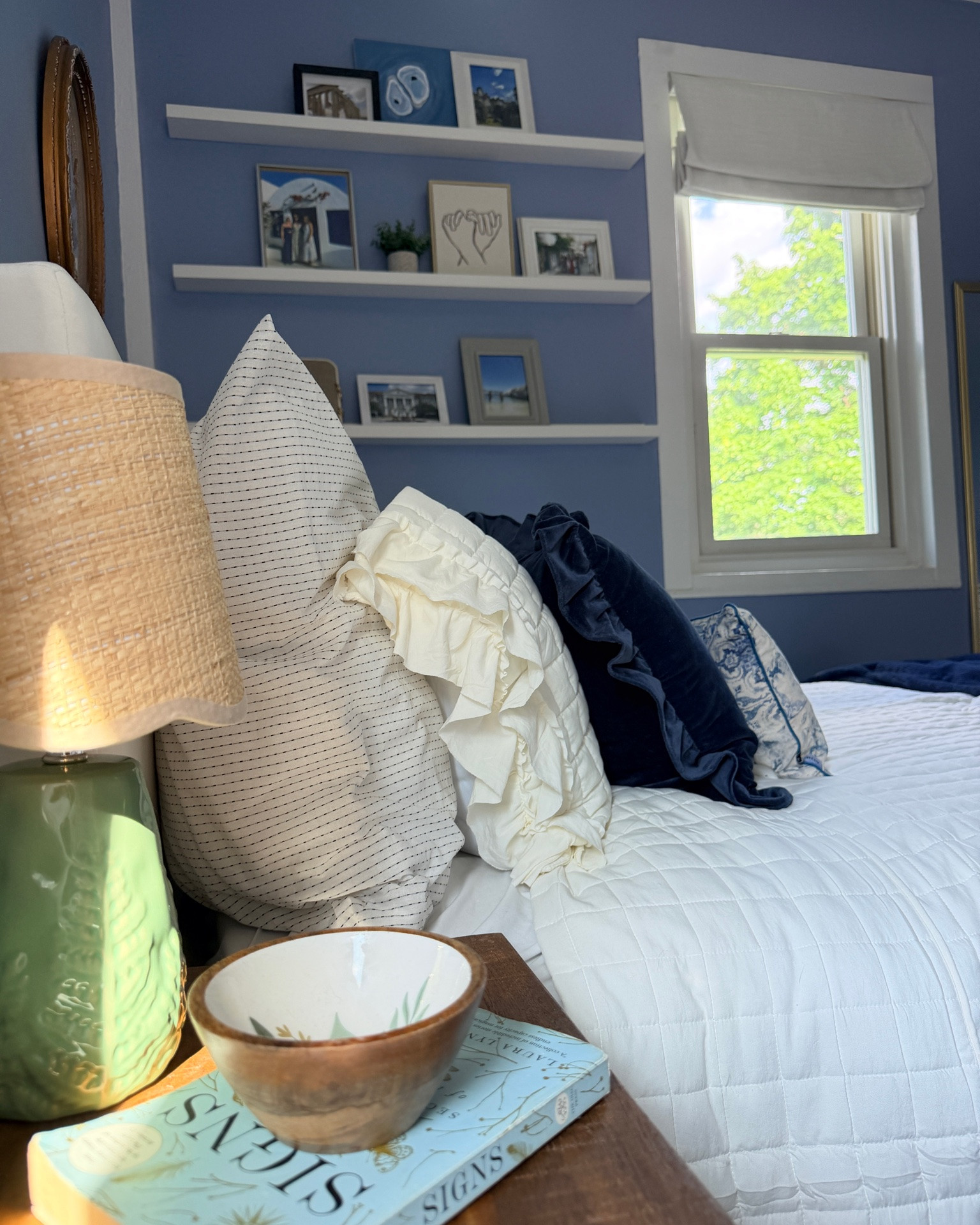 When the only thing missing to complete this room was the roman shades.  Love the texture, quality & room darkening feature of these roman shades from @homerilla_official ~ Comment “LINK” for specifics! Make sure to use our code KRKT17 to get your own custom shades & curtains ! Link in bio.

We went with:
Lille Linen Cordless Roman Shades 
color: ivory white
mounting: inside mount
lining: 100% blackout 

#homerillashades #romanshades #homerilla #bluebedroom #girlsroom

#LTKSeasonal #LTKHome #LTKmorningroutine