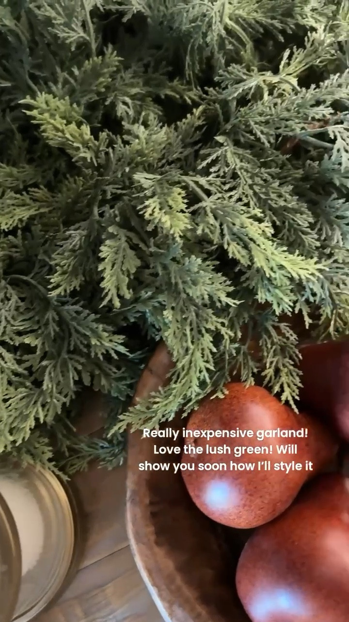 Love this inexpensive garland for use on tables or draping. It’s 9ft which is a really good length for $35! It doesn’t have a true realistic look to it up close but the lush green is really gorgeous! 😍

#LTKHome #LTKSeasonal #LTKHoliday