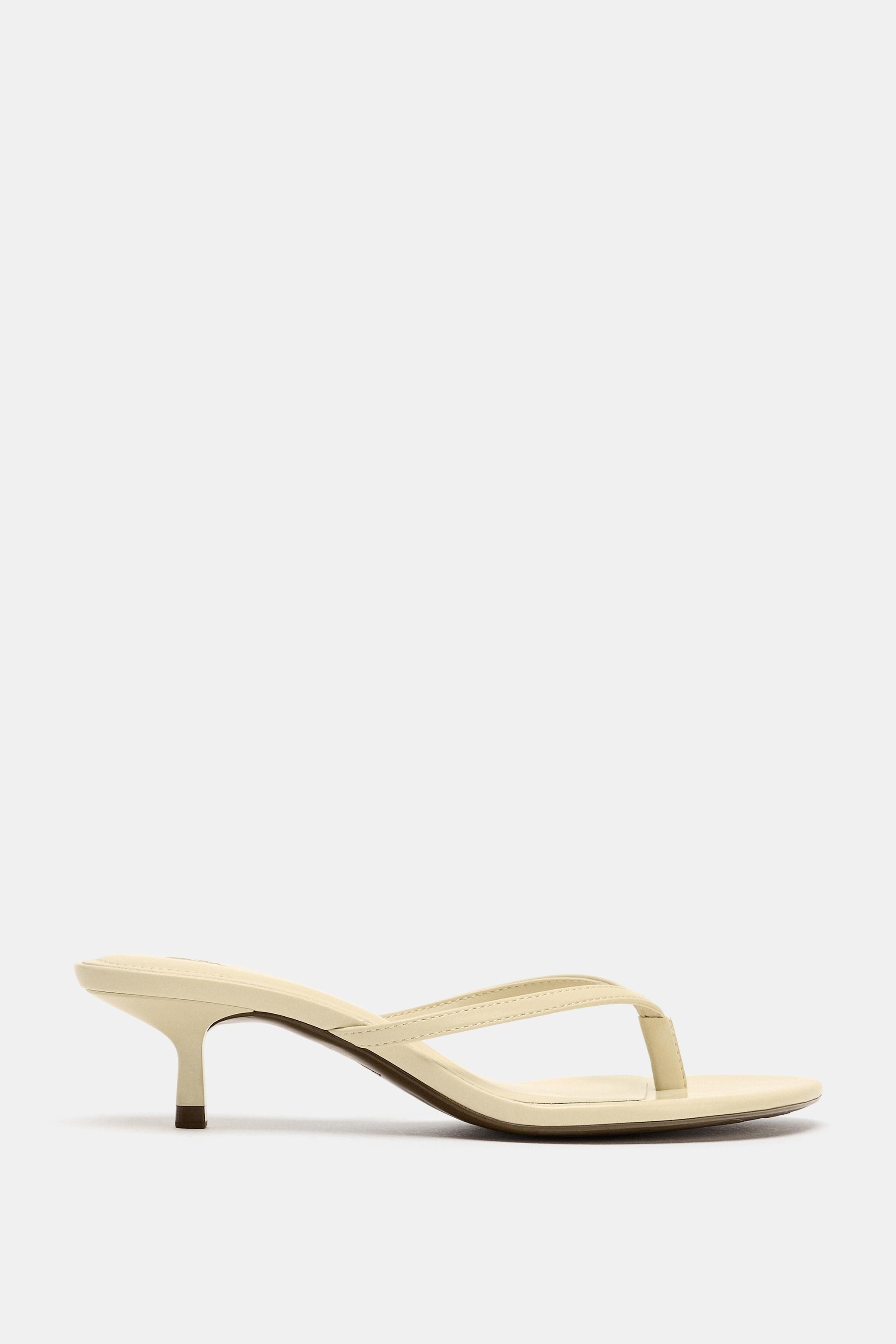 KITTEN HEEL SANDALS | Zara US