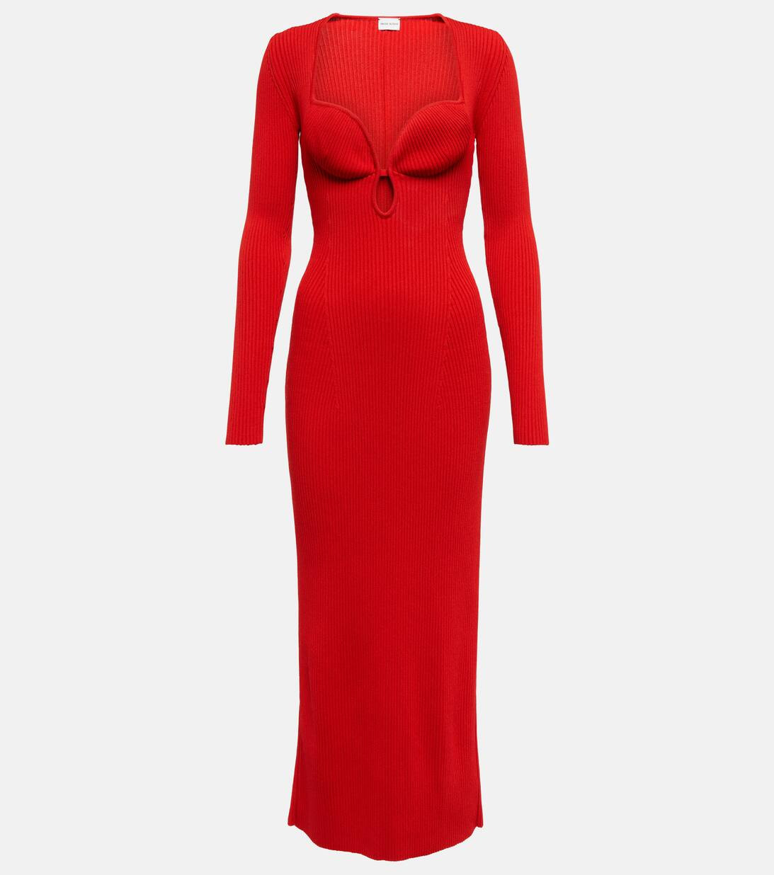 Magda ButrymCutout ribbed-knit midi dress | Mytheresa (US/CA)