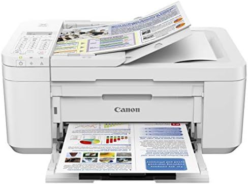 Canon PIXMA TR4520 Wireless All in One Photo Printer with Mobile Printing, White, Works with Alex... | Amazon (US)