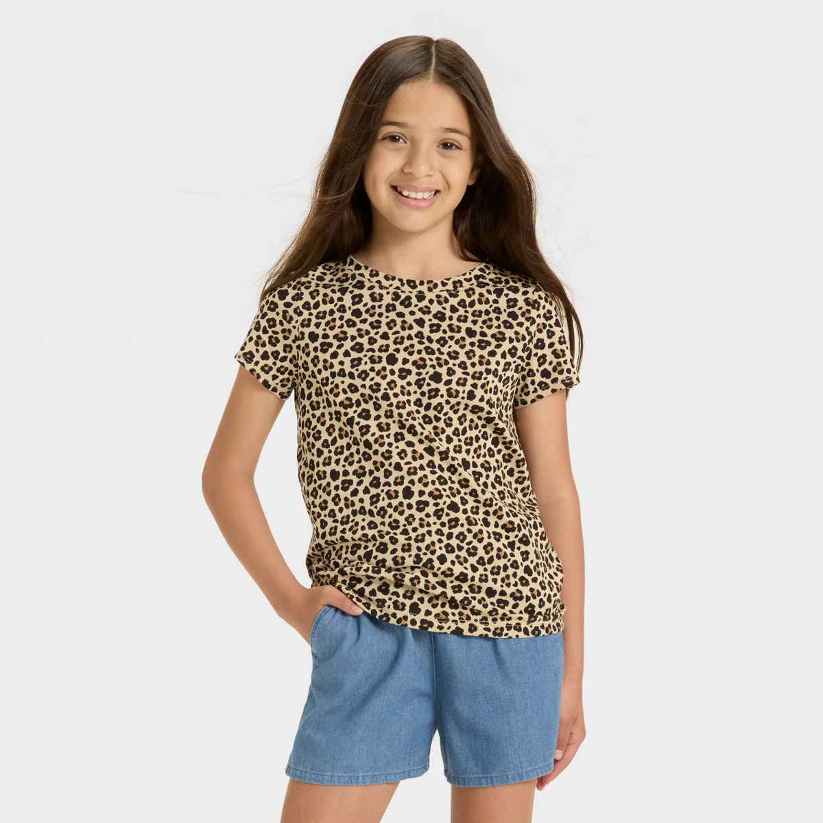 Girls' Short Sleeve Classic Fit T-Shirt - Cat & Jack™ | Target