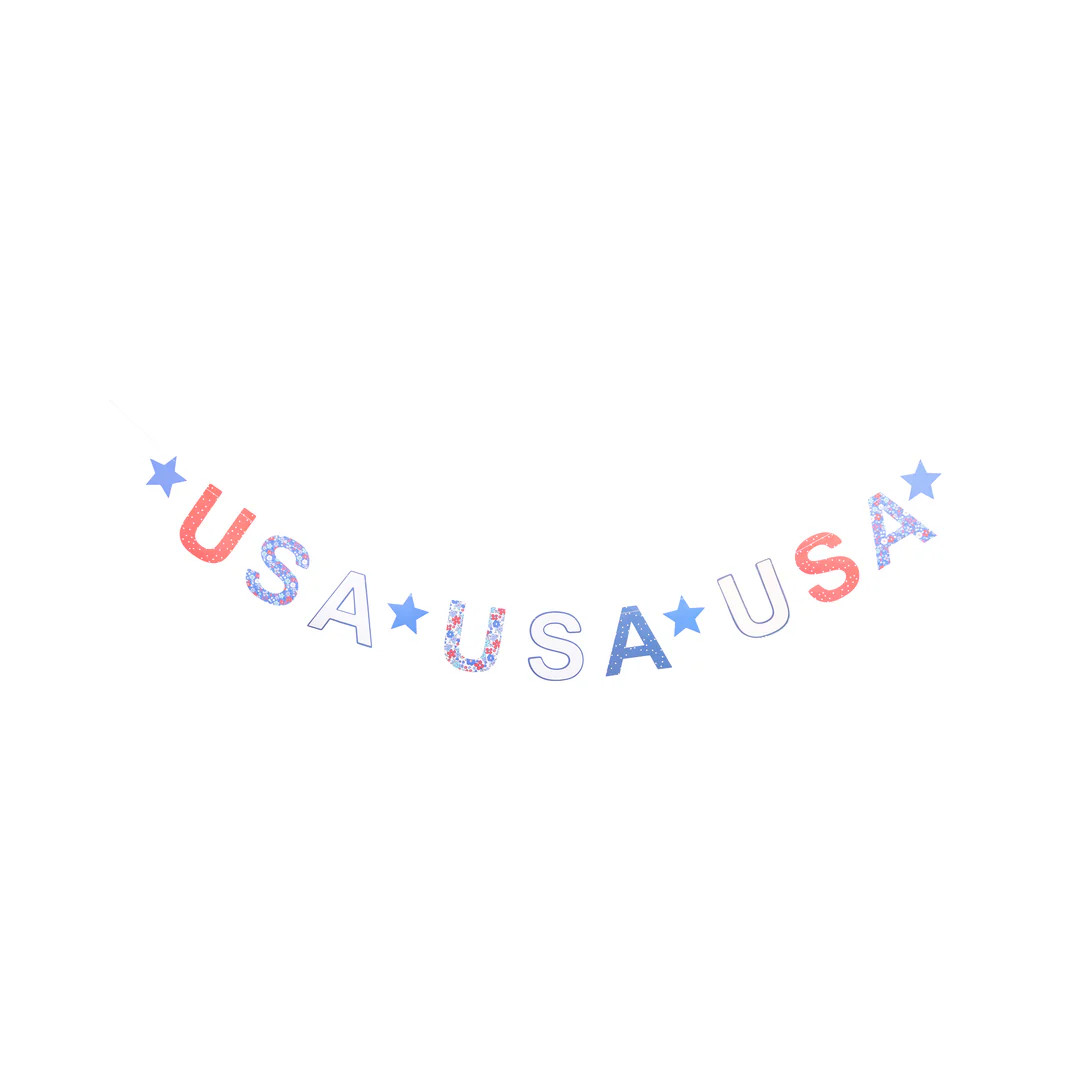 Floral USA Banner | My Mind's Eye