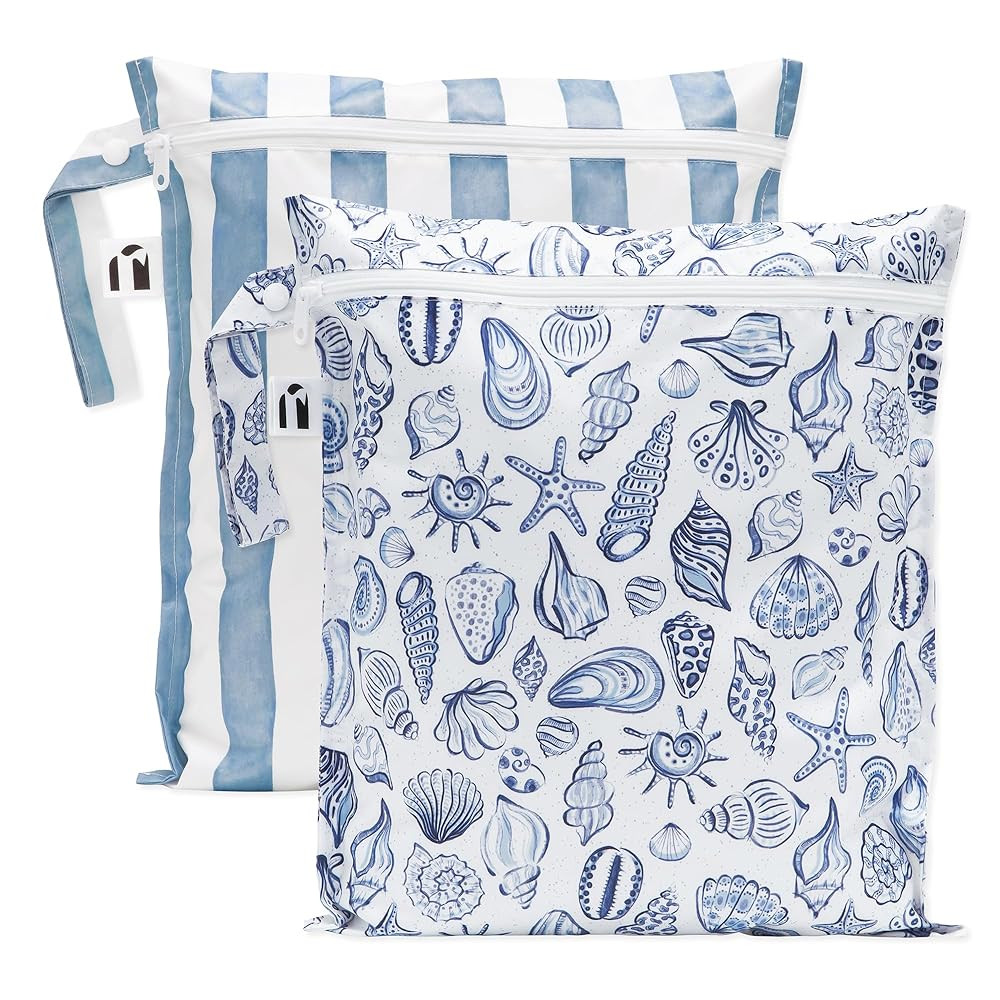 Bumkins Roamio - Waterproof Wet Bag - For Baby, Travel, Swim Suit, Cloth Diapers, Pump Parts, Poo... | Amazon (US)