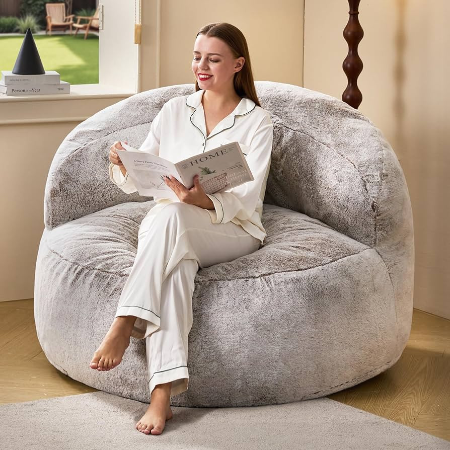 Hobestluk Bean Bag Chair Giant Bean Bag Chairs for Adults Big Bean Bag Chair with Memory Foam Fil... | Amazon (US)