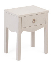 Lillian Linen Side Table | TJ Maxx