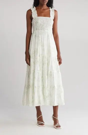 Lucy Paris Ivy Cotton Smocked Tiered Maxi Dress | Nordstromrack | Nordstrom Rack