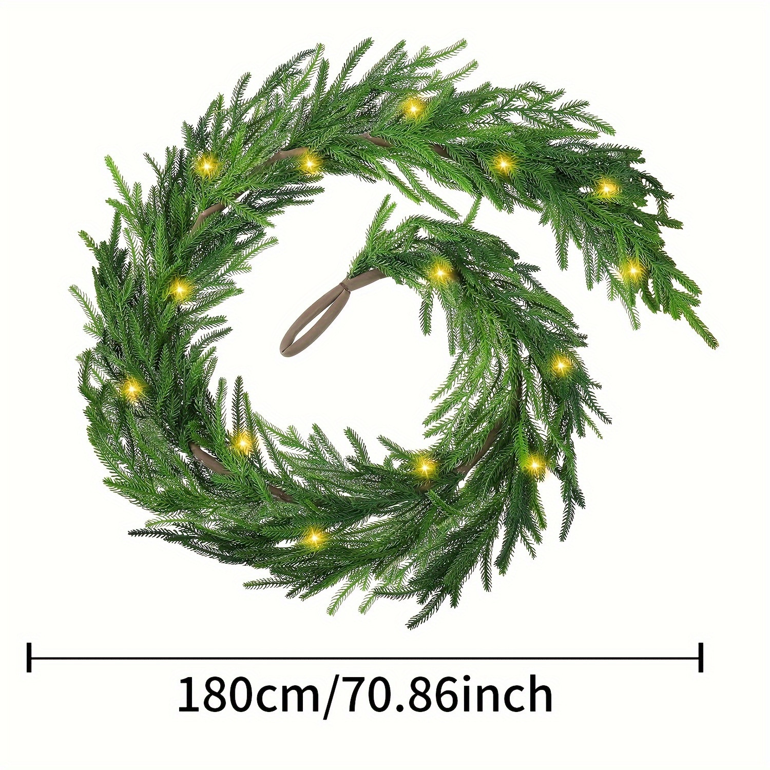 6ft Pre Lit     Christmas Garland     Battery Operated Suitable For     Decor   For Mantels Table... | Temu Affiliate Program