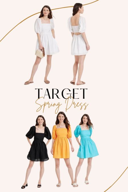 Spring dress from Target on sale! Target dress. Little black dress. White dress. 

#LTKunder50 #LTKSeasonal #LTKstyletip